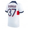 Paris Saint-Germain Milan Skriniar #37 Auswärtstrikot 2023-24 Kurzarm